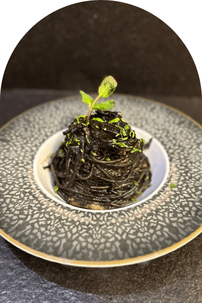 Wine pouring over a dinner table